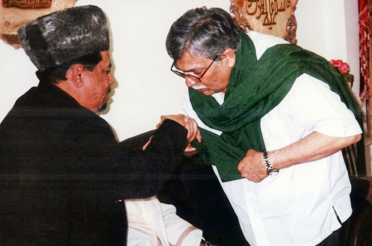 Blessing ARY QTV's Haji Abdul Raoof Sheth in Hyderabad