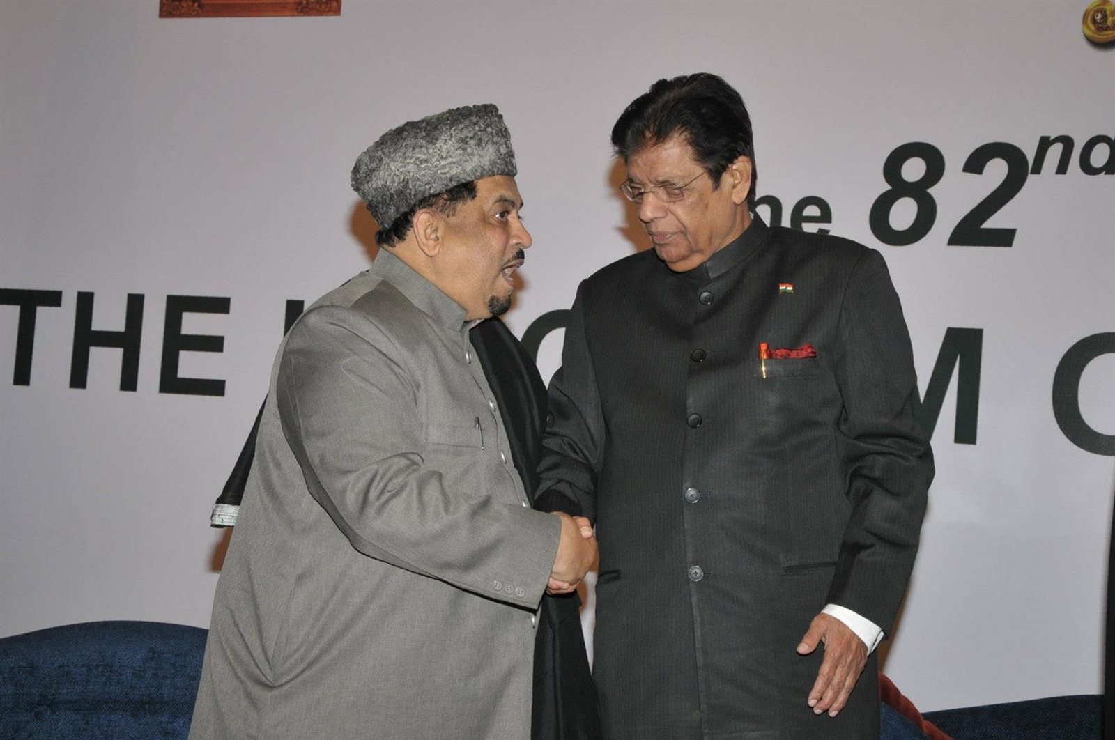Another moment with former Union Minister E. Ahmed and Saudi Ambassador Saud Al-Sati in New Delhi