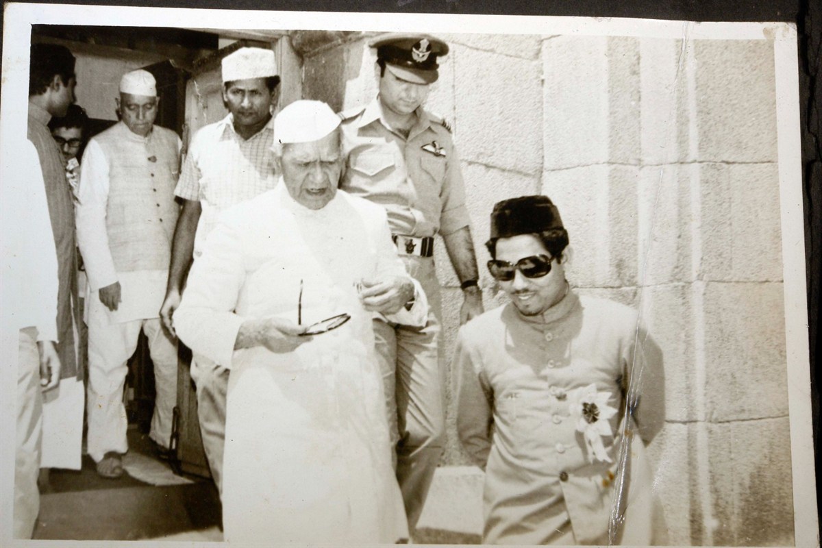 Accompanying President Fakhruddin Ali Ahmed