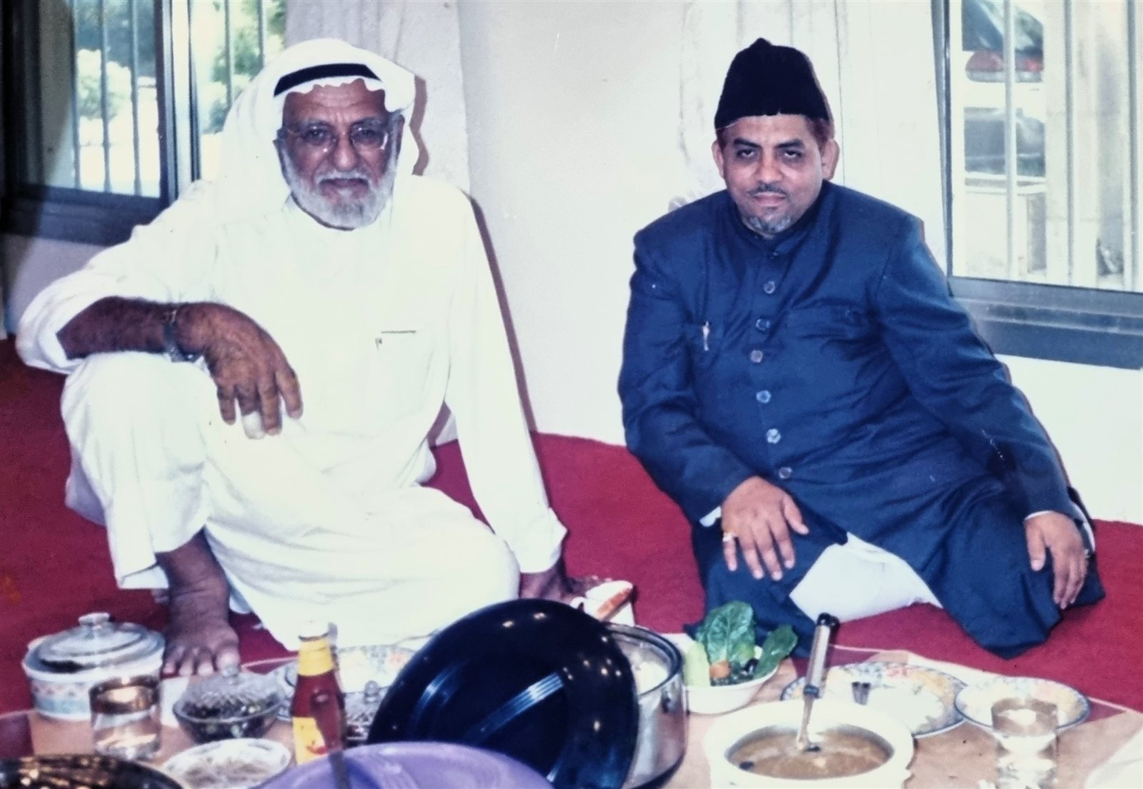 With Haji Saeed Bin Ahmed Al-Lootah, businessman and philanthropist of the United Arab Emirates