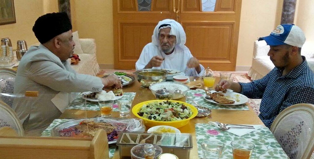 At a luncheon hosted by Haji Sayeed Al-Lootah of the United Arab Emirates