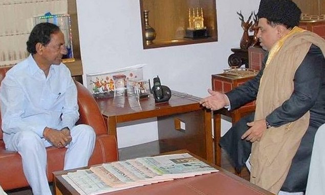 With K. Chandrashekar Rao, former Chief Minister of Telangana
