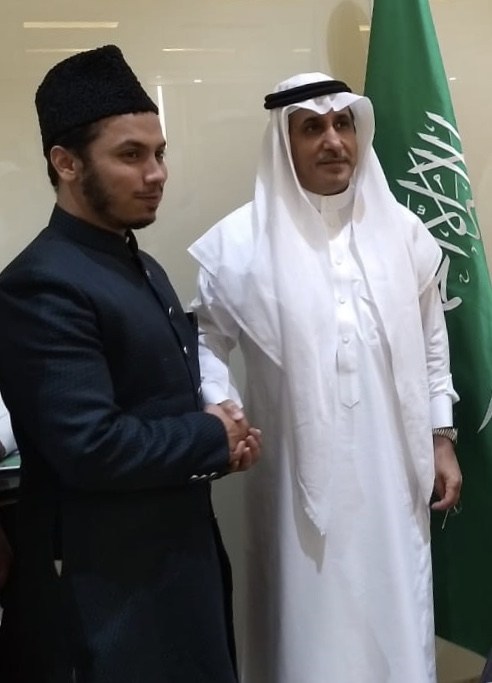 Dr. Syed Murtuza Naqshbandi with the Ambassador of Saudi Arabia